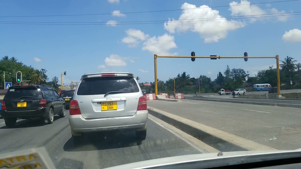 Driving from Mbezi mwisho to Kariakoo District