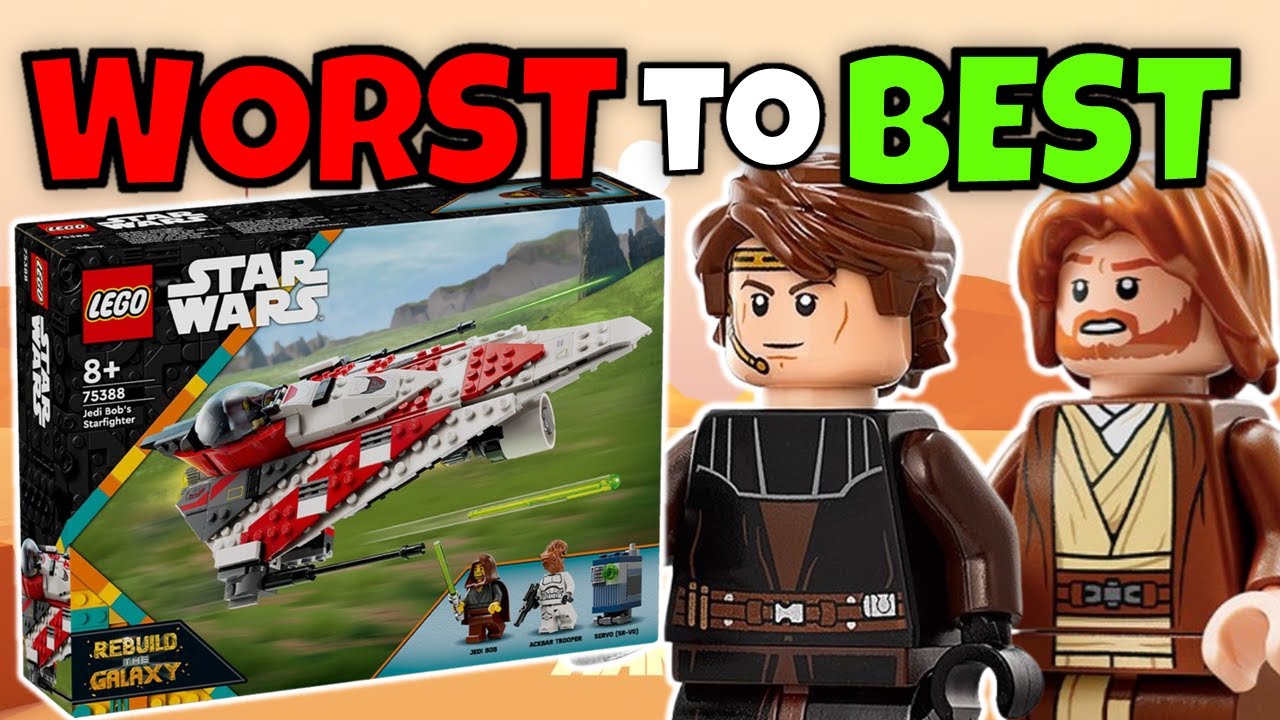 Every Lego Star Wars Jedi Starfighter Ranked from Worst to Best