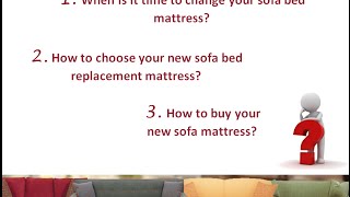 Sofa Bed Mattresses - What You Need to Know From the Beginning to the End