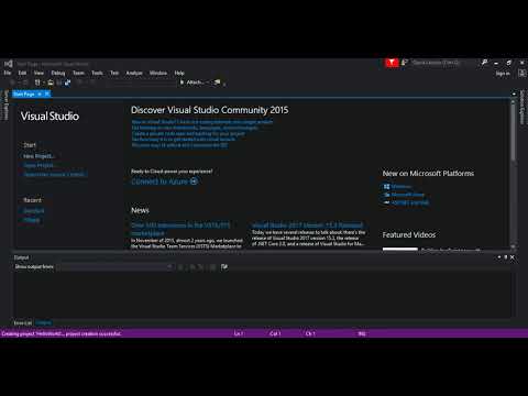 C# (C Sharp) Hello World, Console Application