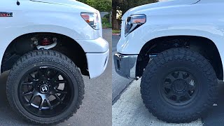 We take a look at 2 very different wheel and tire setups - one is
22x12 hostile the other 17x8.5 method wheel, what they both have in
common...