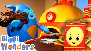 blippi chocolate factory blippi wonders moonbug kids learning
