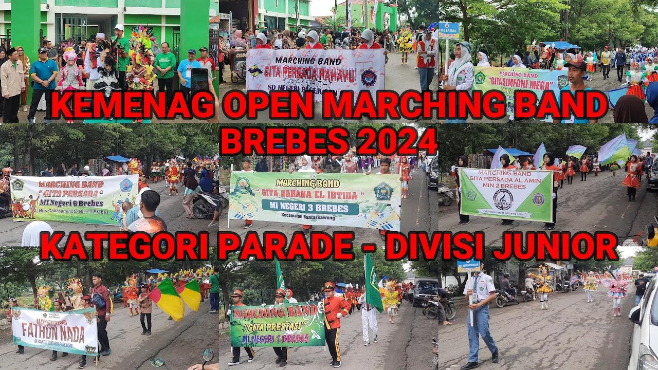 Kemenag Open Marching Band Brebes 2024 | Kategori Parade Divisi Junior