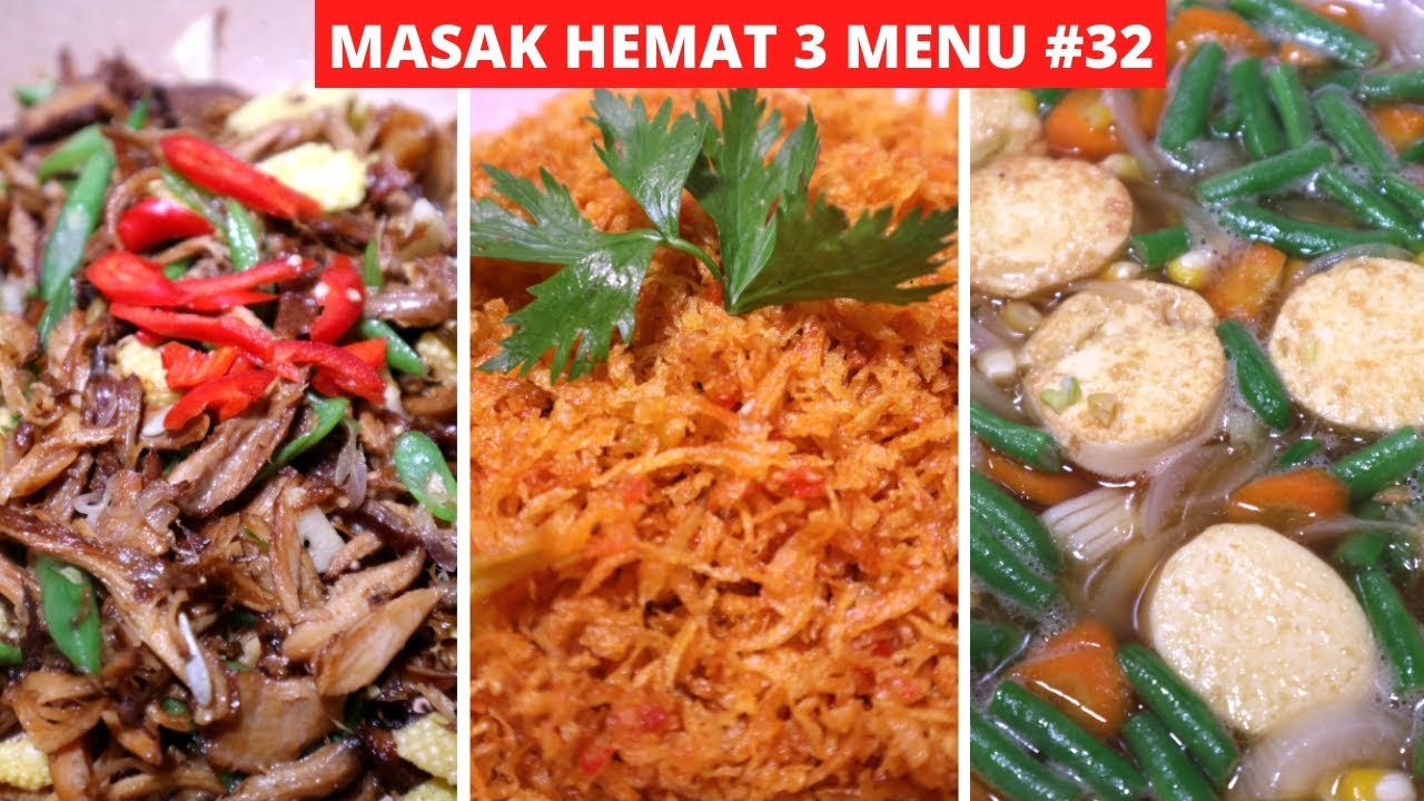  MASAK HEMAT 3 MENU PART 32 Resep Masakan Indonesia Sehari 