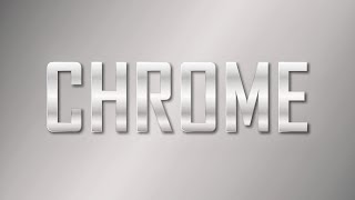 Illustrator Tutorial - Chrome Text Effect