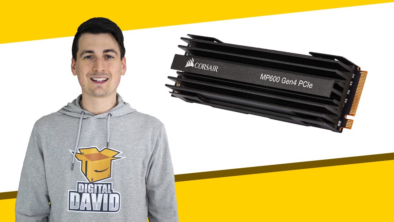 Corsair Force Series Gen.4 PCIe MP600 500GB NVMe M.2 SSD Unboxing