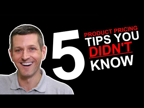 How to Price Your Product: 5 AWESOME TIPS!