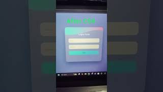 Best login ui #shorts #webdesign #css #ytviral