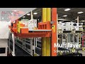 Multilayer transfer cart sortation  autotec solutions  toledo ohio