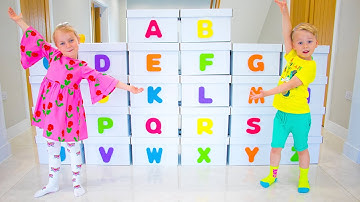 Gaby and Alex Learn the Alphabet | ABC Song