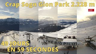 Flims Laax Falera ⏩ Timelapse 49 days