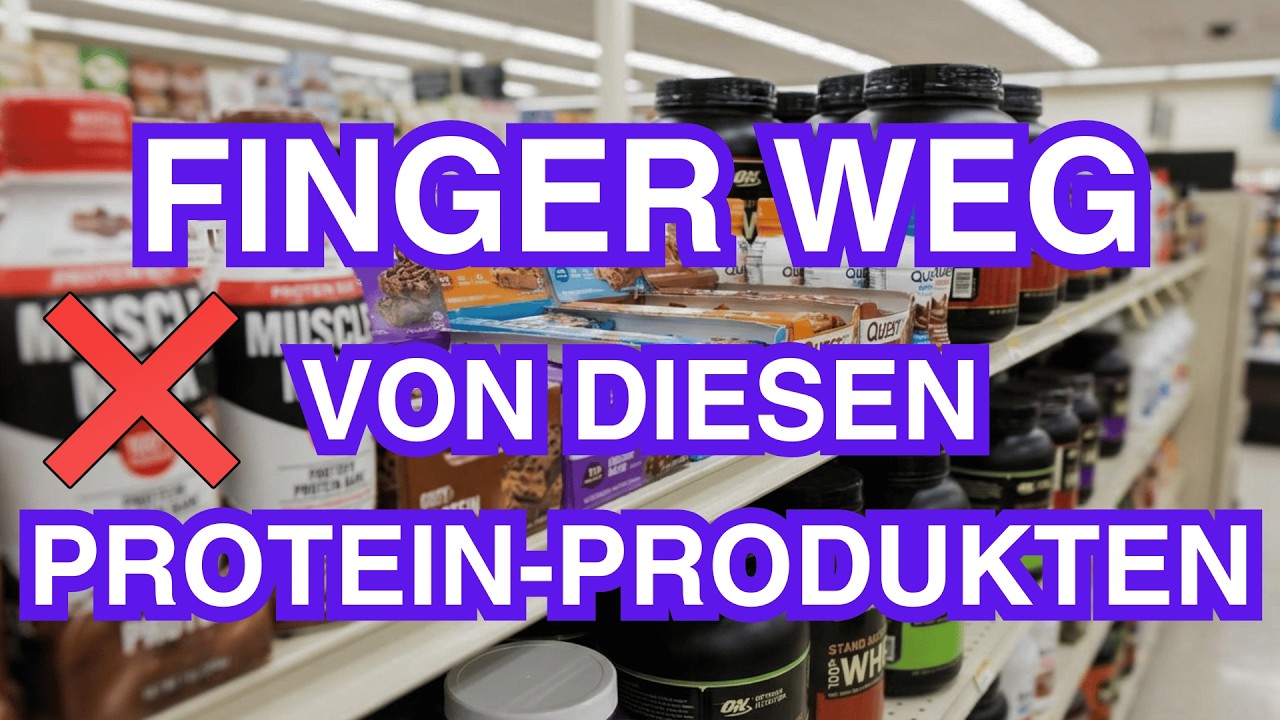 Die Wahrheit über Protein-Produkte aus dem Supermarkt