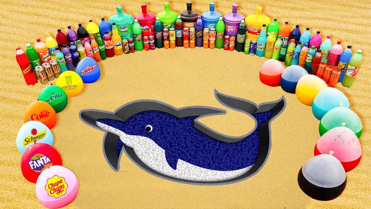 Letusan Pasta Gigi Raksasa dari Lubang Lumba-lumba, Mirinda Besar, Pepsi, Coca Cola dan Mentos