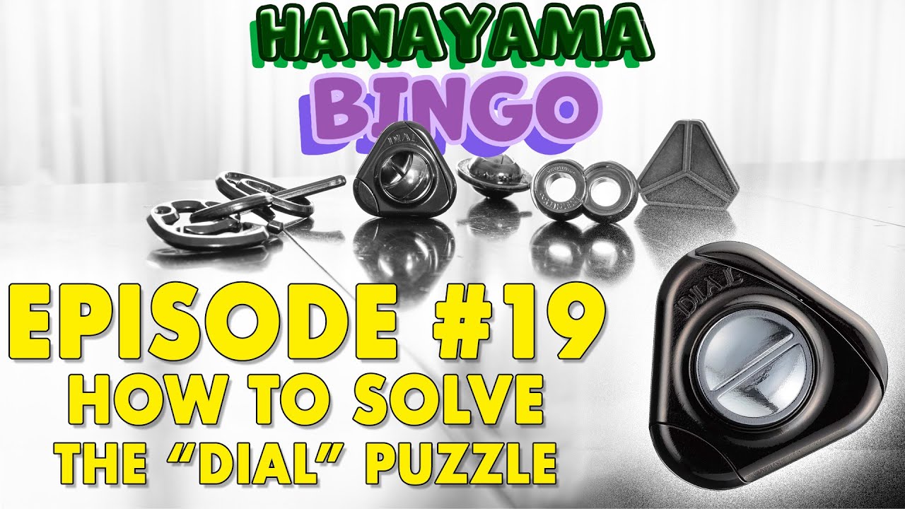 How to Solve the DIAL Hanayama Puzzle - Hanayama bingo #19
