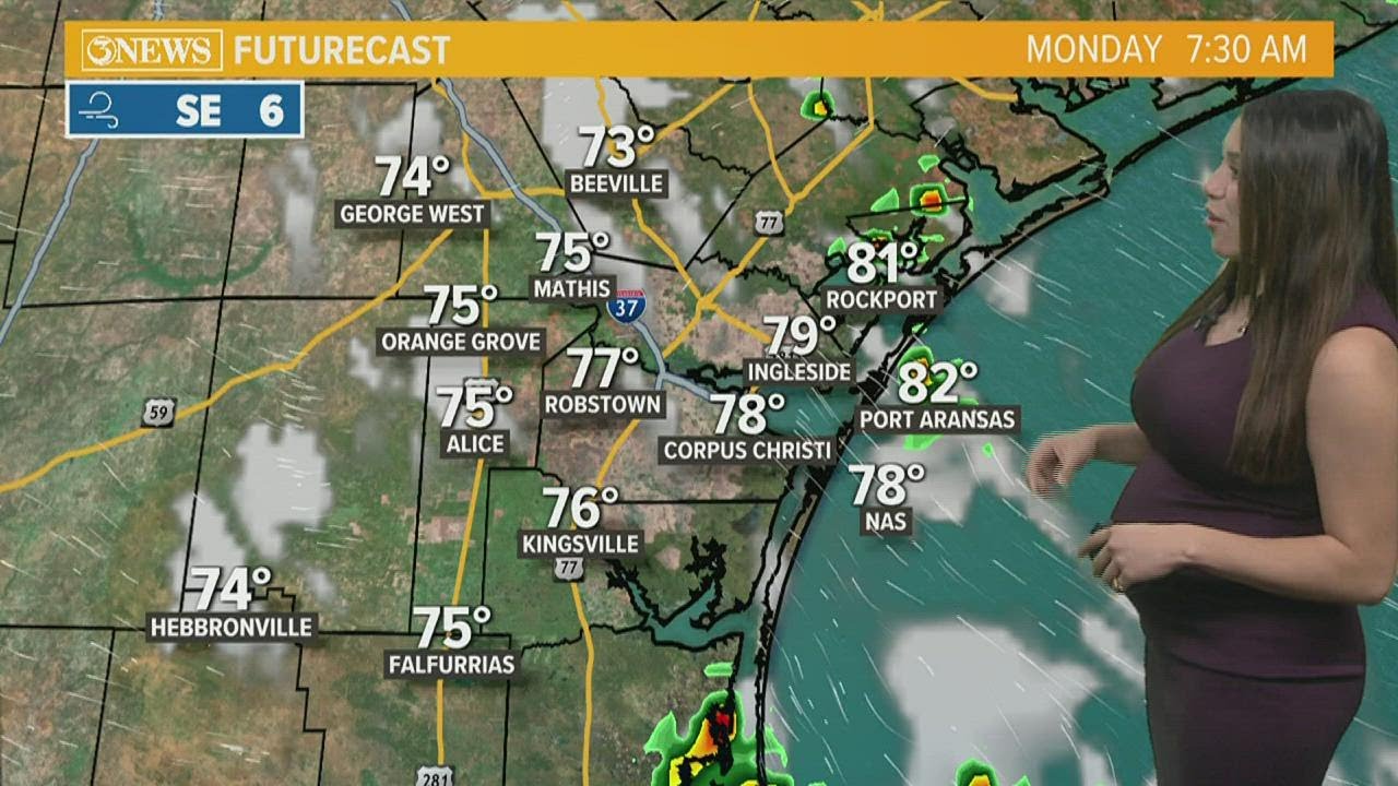 Sunday Forecast: Isolated showers, hot and humid afternoon - YouTube