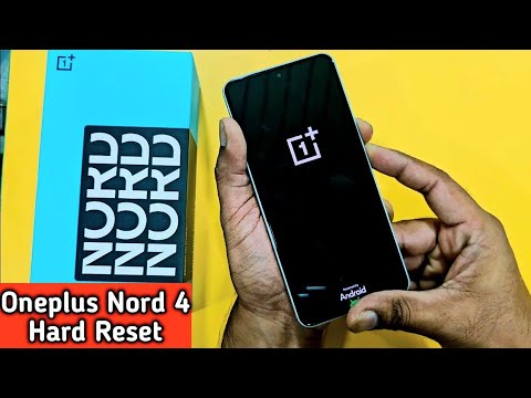 Oneplus Nord 4 Hard Reset | How to remove pattern lock