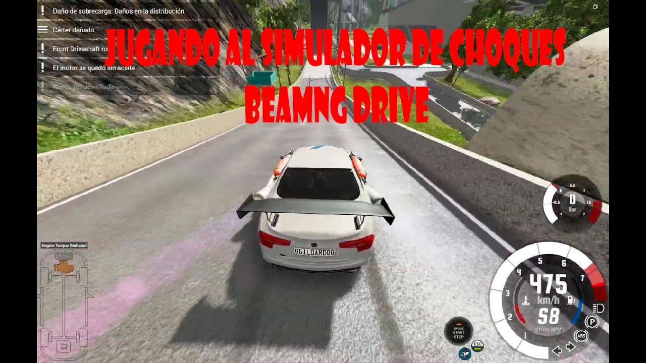 Jugando al simulador de choques (BeamNG Drive) Parte 4 YouTube