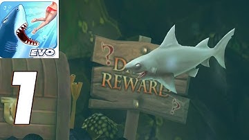 Hungry Shark Evolution - Gameplay Walkthrough part 1 - Reef Shark
