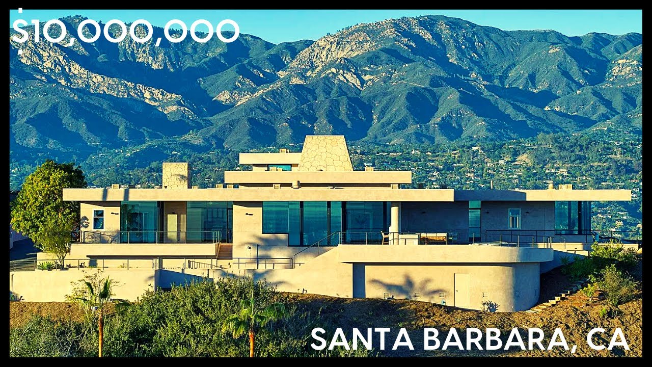 $10,000,000 LUXURY REAL ESTATE TOUR - SANTA BARBARA, CA