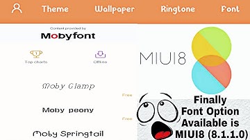 Font option is available on new MIUI 8 version 8.1.1.0 🤔