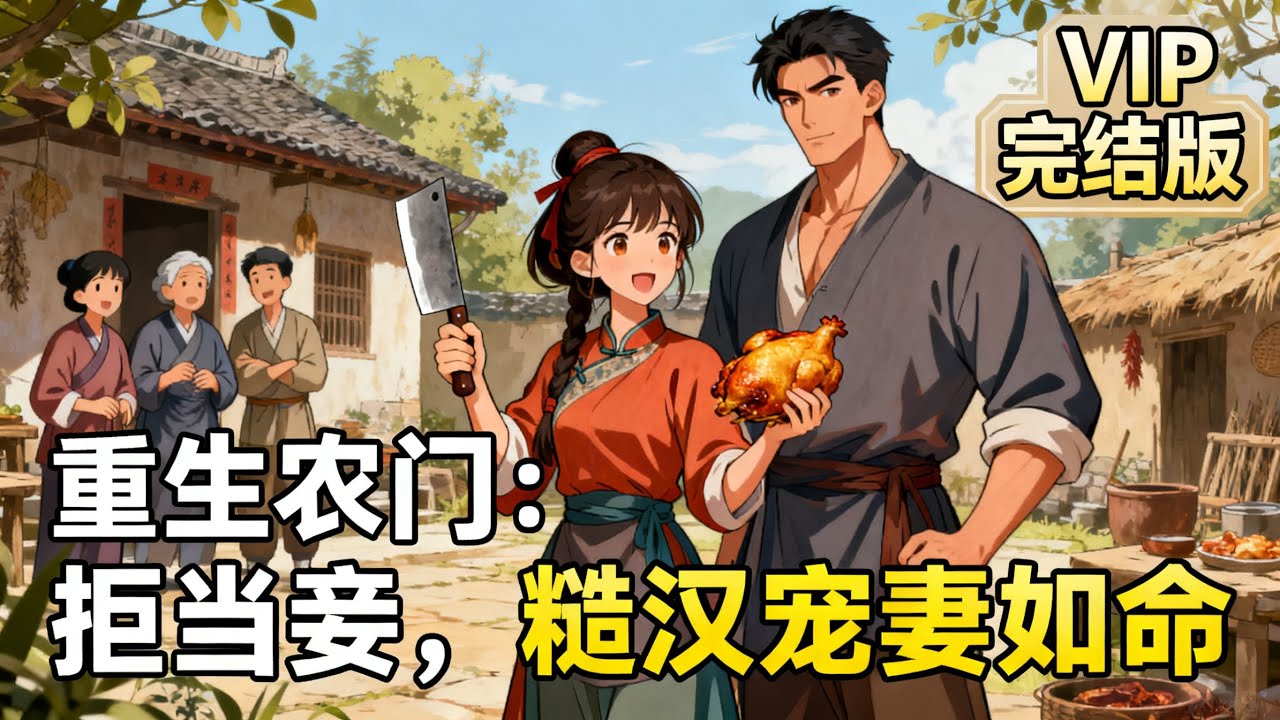 【完结1/2】《重生農門：拒當妾，糙漢寵妻如命》爹孃逼我賣身給弟弟娶媳婦，我撞牆覺醒現代軍醫技能，一手菜刀一手烤雞反抗全家，閃婚糙漢後日子紅紅火火！#古言小說#种田文#完結文#女生小說#小说推荐