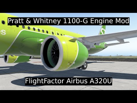 Как установить двигатели Pratt & Whitney 1100-G на Airbus A320U