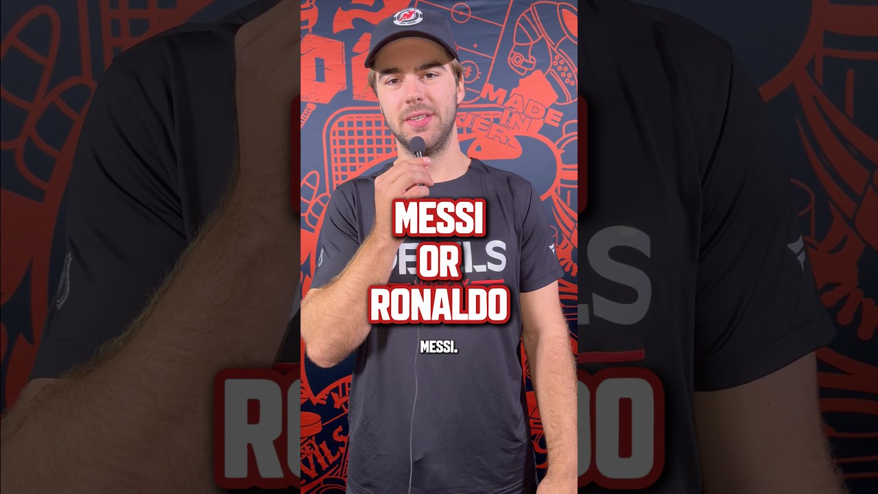Pitch talk for the world’s game takes over Jersey. #shorts #worldcup #njdevils #messi #ronaldo #nhl