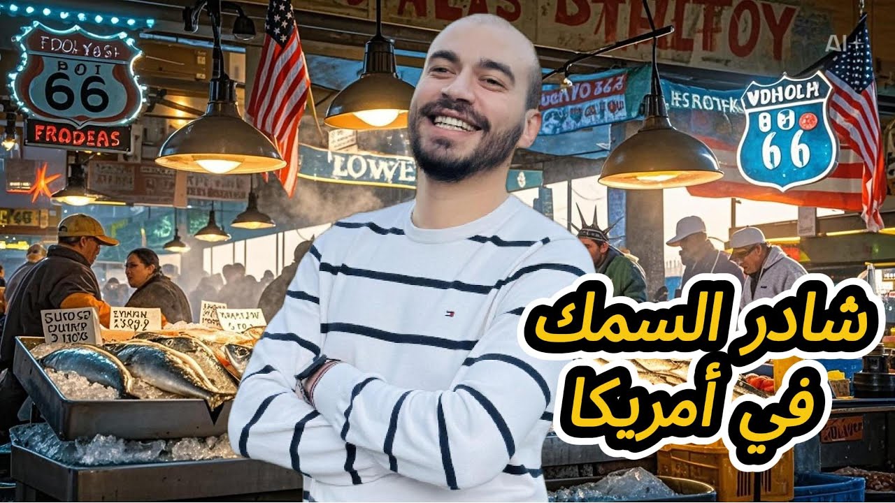 🐟 جولة لشراء سمك في أمريكا | استعداد لأكلة بحرية ملوكي 🔥