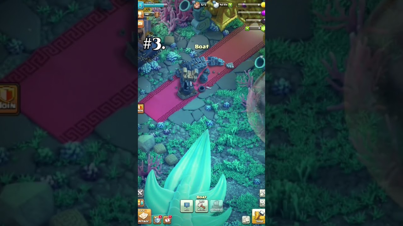 ALL Boat Skins in Clash of Clans! (Custom & Official)" 🚤🔥 