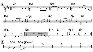 Ugetsu (Fantasy in D) - Backing Track / Play-Along with Lead Sheet