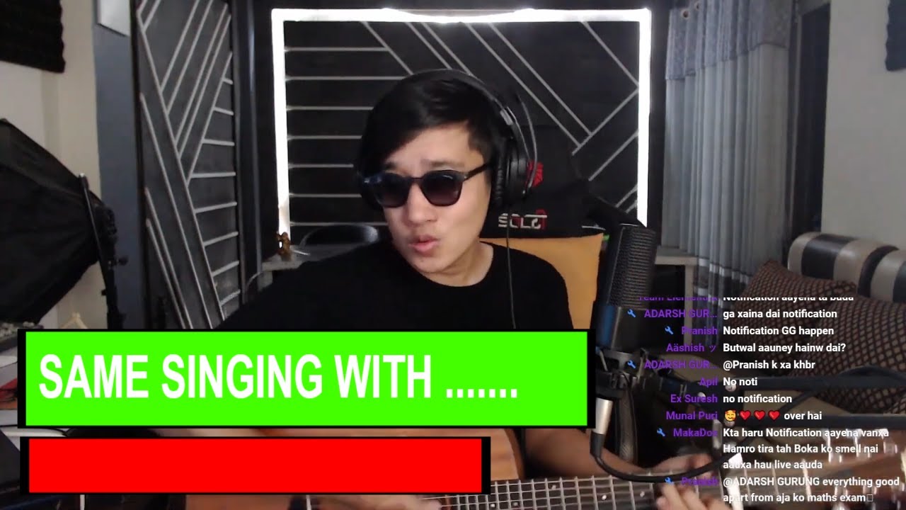 MR. Hyozu Singing - "Dhairya" Wow Same Voice  (Sajjan Raj Vaidya)