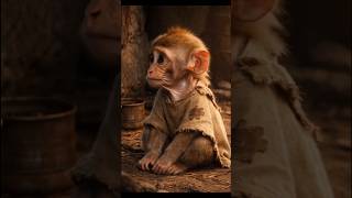 baby monkey with gold bangle #shortsviral #shortsfeed #india #shorts