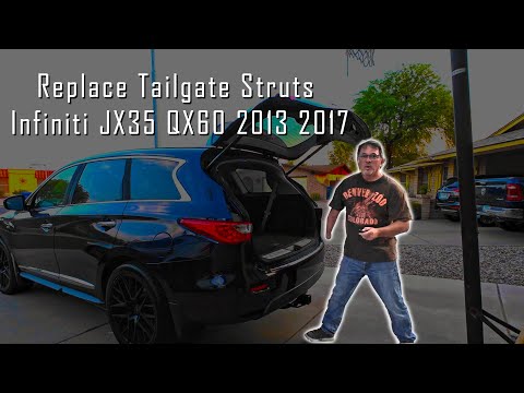 How to Replace Tailgate Struts/Lift Supports on Infiniti JX35 / QX60 (2013-2017)