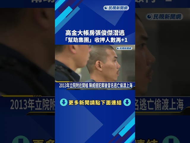 百萬通緝! 張俊傑棄保潛逃 "幫助者"收押再+1－民視新聞