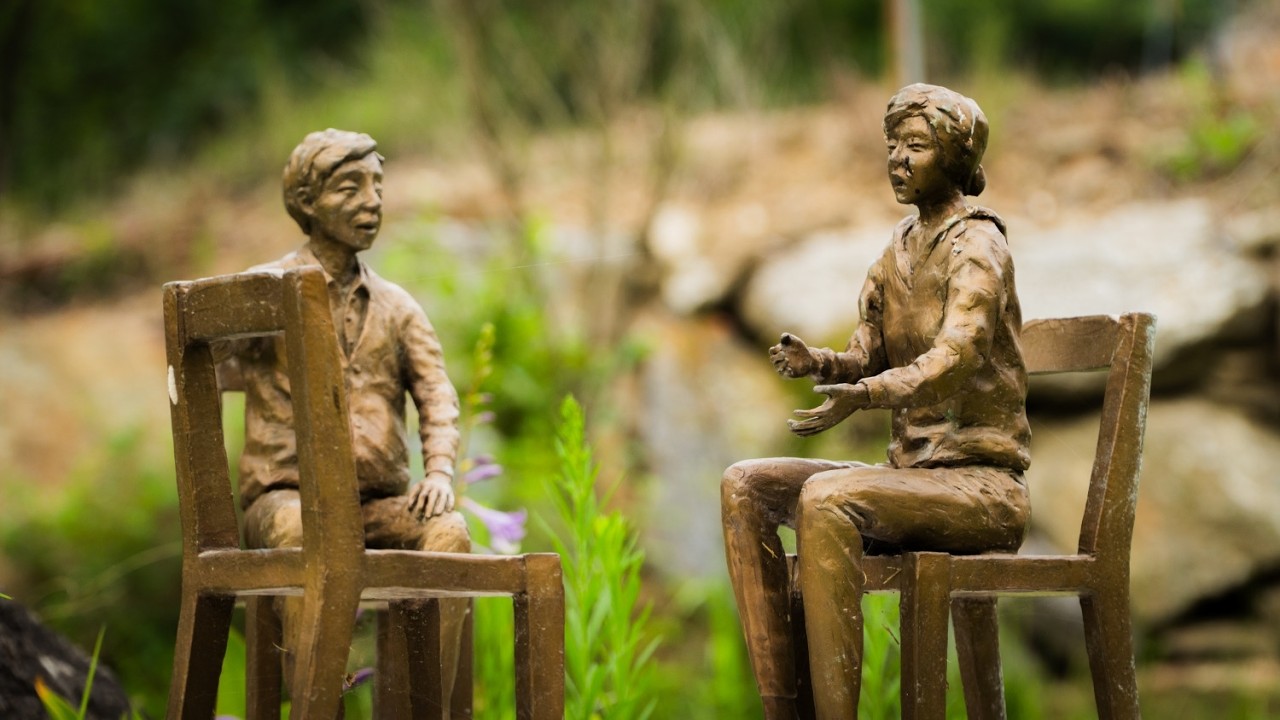 파도 속에서