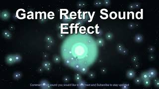 Game Retry Sound Effect