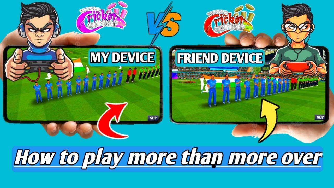 How to play with friends more over in WCC2 | How to play with private friends more over in WCC2