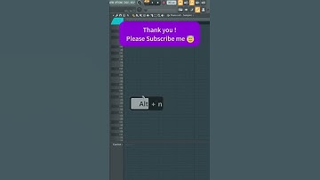 How to Remove Waveform in Pianoroll  / FL Studio Tips #Shorts