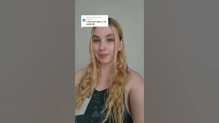 "are they real?" 👀 zoom into eye tiktok trend with NO MAKEUP "I love your eyes"