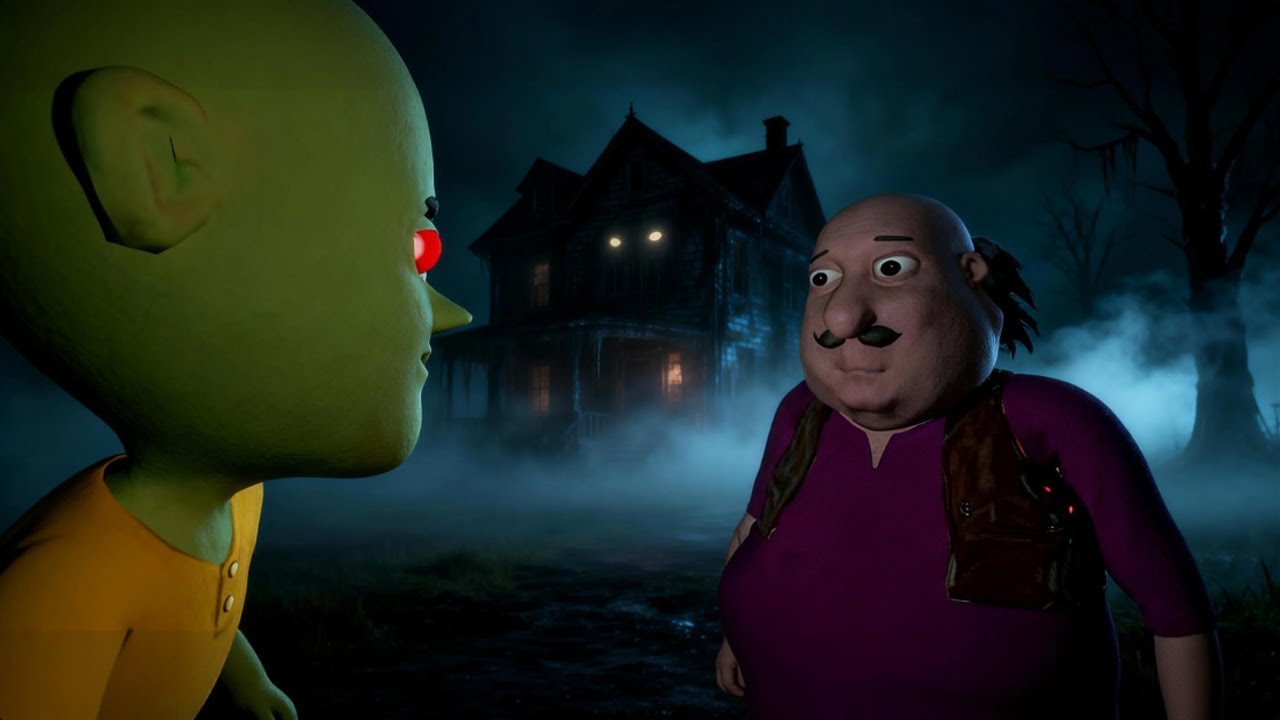 Motu Patlu New Season 1 | Granny के साथ डरावना सफ़र | Patlu Zombie बन गया! 😱