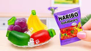 Fruit Gummy Candies  Homemade Mini Gummy Bear Recipe  Perfect Cute Little Dessert  Mini Cakes