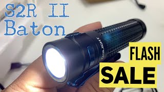 30% OFF FLASH SALE on the Olight S2R Baton II Pocket Flashlight screenshot 4