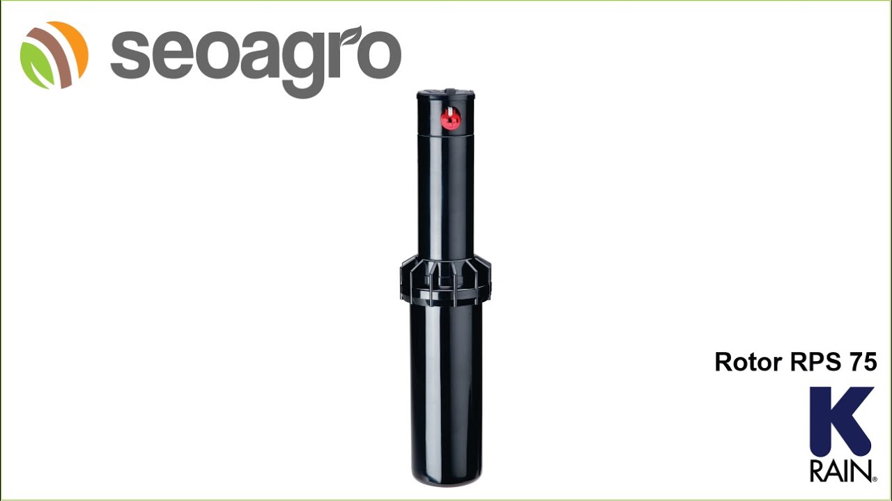k-rain rps-75 rotore testa con ugello albero