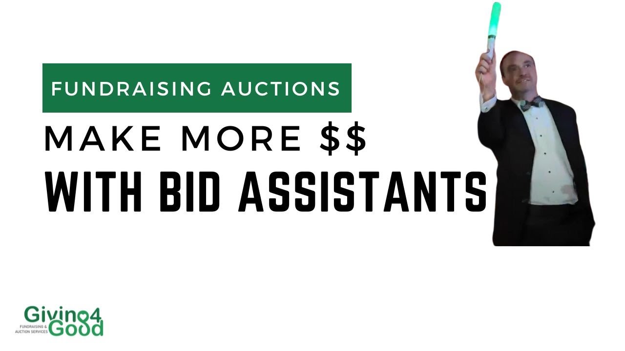 Bid Assistants at a Charity Auction