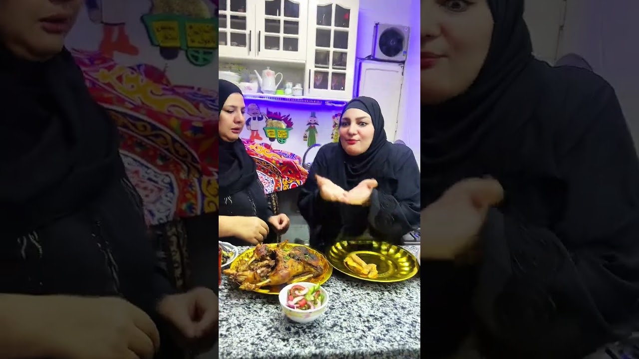 شوفوا حماتها وسلفتها عملوا فيها اي بسبب الاكل في رمضان 😱