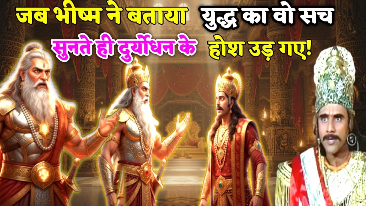जब भीष्म ने युद्ध के बीच खोला “सच” | दुर्योधन रह गया स्तब्ध | महाभारत रहस्य