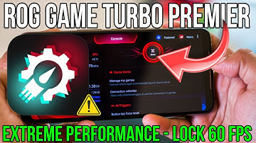 Rog Turbo Booster For Android Game ! Max FPS Fix Lag - No Root