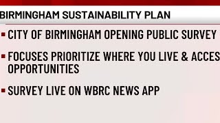 City of Birmingham opening sustainability plan public survey