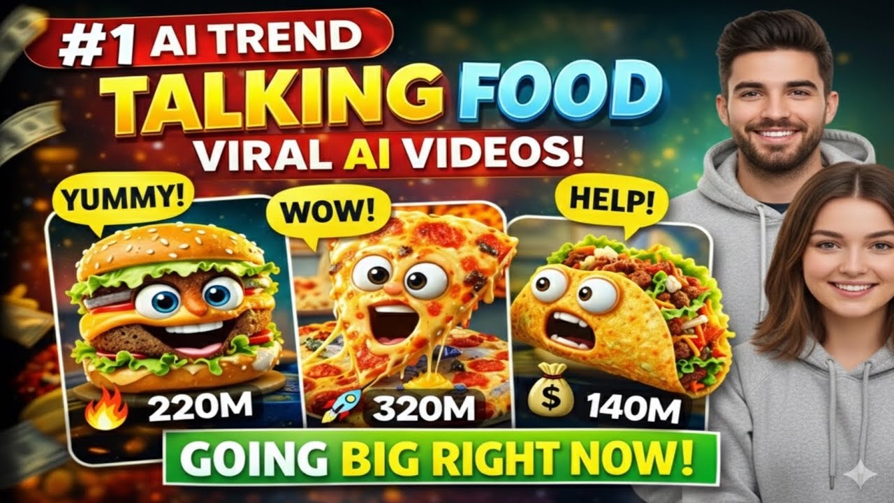 Talking Food 🥑 Viral AI Trend | How To Make Talking Objects Videos ...