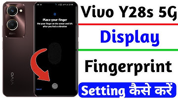 vivo y28s display fingerprint setting /| how to add in display fingerprint lock vivo y28s 5g